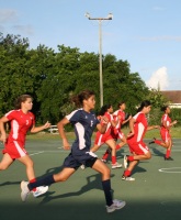 Women footballers prepare for tournament