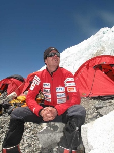 Offshore lawyer waits at Everest base camp