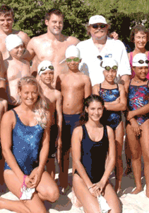 Olympic swimmers take part in local fundraiser