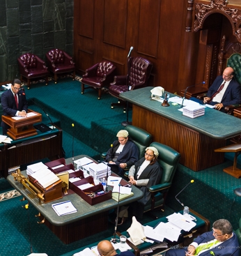 Budget process leads to parliamentary bust-up