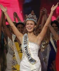US high school teen graduate takes Miss World crown