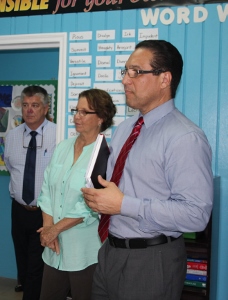 Premier visits seniors and home for troubled youth