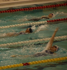 Young swimmers clock personal bests at meet
