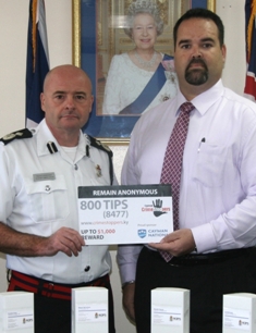 Crime Stoppers send message with cops’ calling cards