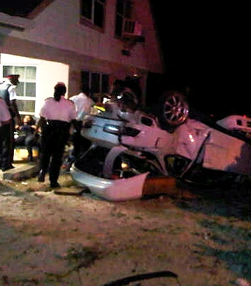 Driver crashes into house