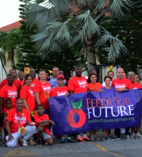 Cayman Airways staff lace up for Feed our Future