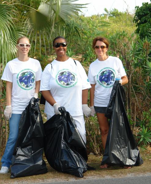 Teams needed to clean up the Cayman Islands