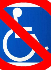 No sign of disability laws