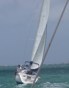 Cruisers take advantage of good winds
