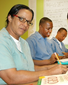 Prisoners use time to improve education