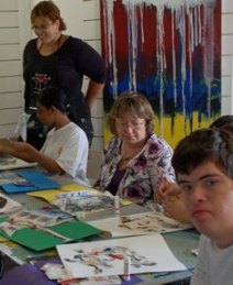 Local artist secure art therapy for Sunrise clients