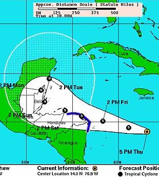 Tropical Storm Matthew forms in Caribbean