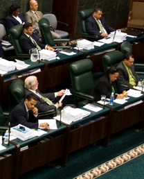 Government rejects motion over MLA pay cut