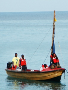 Rescued boaters in custody