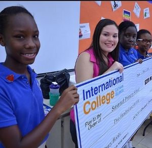 ICCI students raise cash for primary school books
