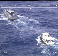 Fishing vessel rescued after runing out of fuel