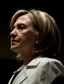 Clinton warns democracy being crushed