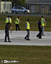 Engine debris closes runway