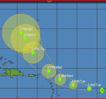 Fiona forms as Earl reaches category four