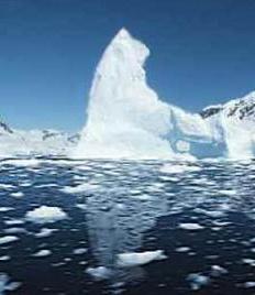 Melting sea ice creates fresh water pool in ocean