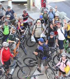 Cruising bikers spin round Cayman with cycle champ