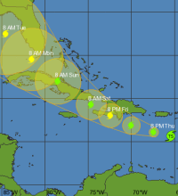 TS Isaac may cause rough seas over the weekend