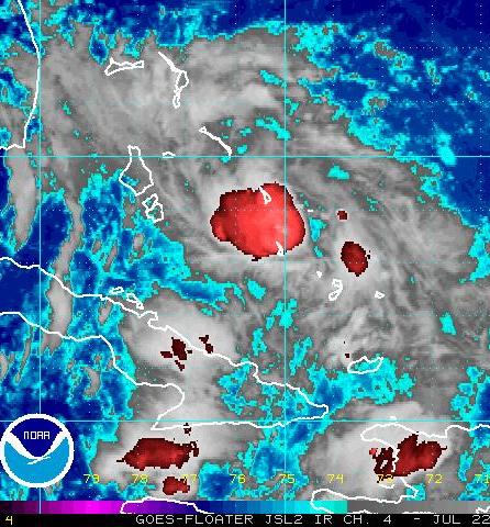 Tropical storm Bonnie heads towards Bahamas