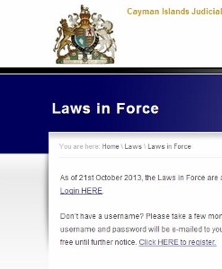 Judicial website posts all active laws and amendments