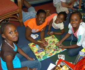 Board games night brings families together