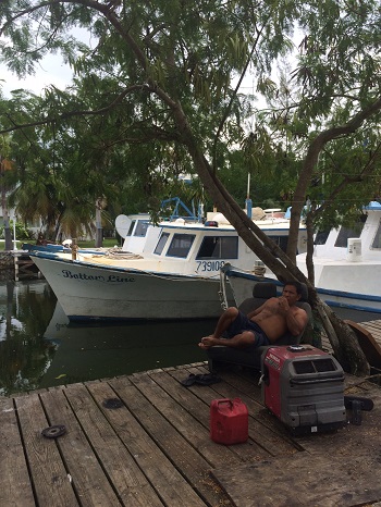Fisherman camp stirs up Marina Drive