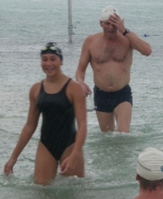 Governor makes good time in Brac Sea Swim