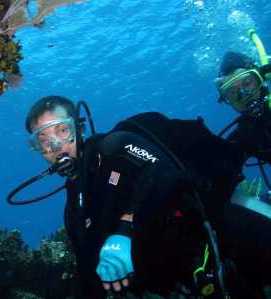 Dive Pirates take injured veteran to Cayman Brac
