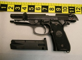 Police recover loaded gun following pursuit