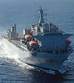 Royal Navy vessel visiting Grand Cayman