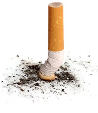 Smokers reminded to stub out in public