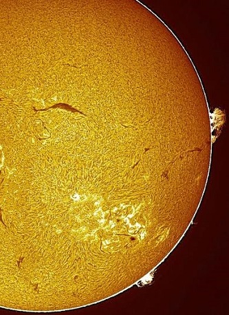 UCCI observatory captures the sun, moon and stars