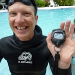 Free diver takes record breaking breath in Cayman