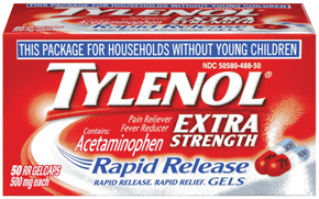 Tylenol pain relief meds pulled by makers