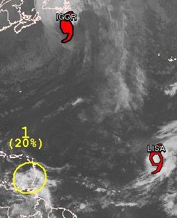 Lisa becomes season’s twelfth tropical storm