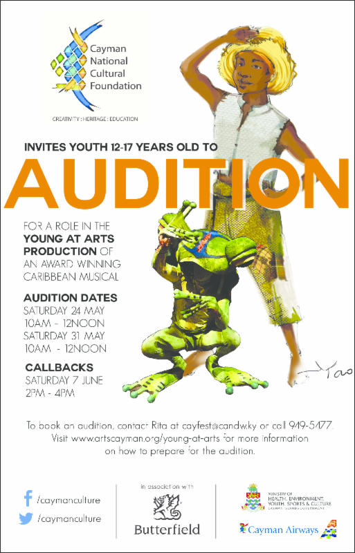 Auditions open for summer arts programme